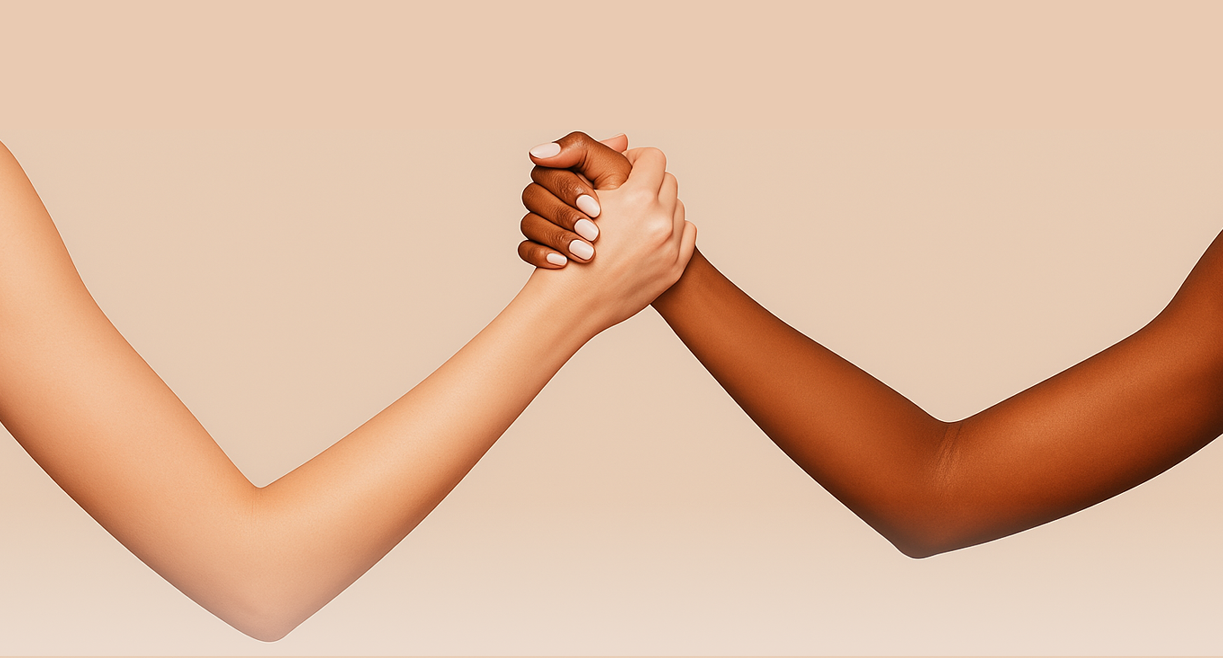 Two hands holding